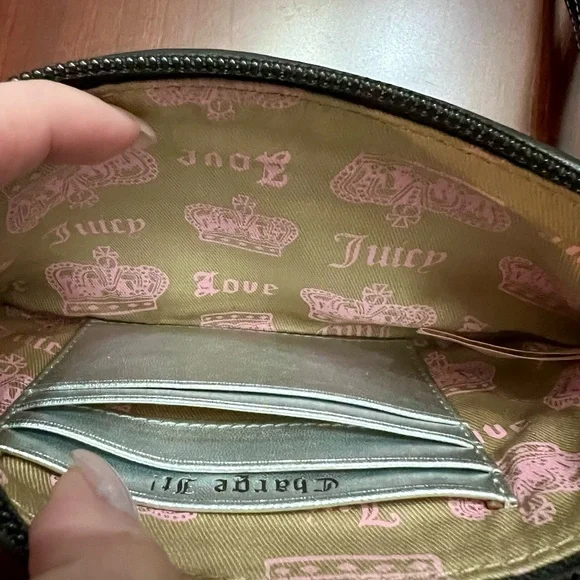 Juicy Couture Vintage Pink and Brown Wristlet - Picture 9 of 10